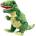 The Puppet Company - Кукла за театър T-Rex, серия Бебета динозаври, 35 см