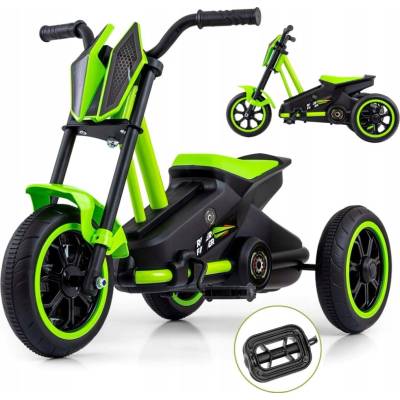 Go-kart Milly Dětská šlapací motokára Mally Rider zelená