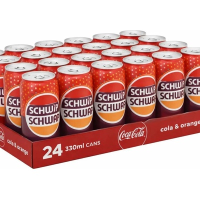 Schwip Schwap limonáda s příchutí koly a pomeranče 24 x 330 ml