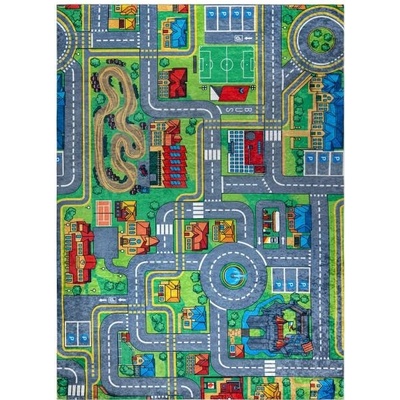 Nej-koberce BAMBINO 61500 zelený šedý – Zboží Mobilmania
