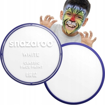 Snazaroo barva na obličej 18 ml bílá