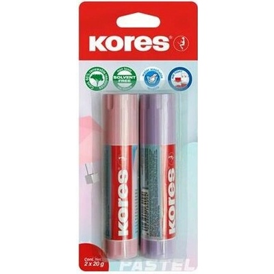 KORES v tubě pastelové barvy, 2x20 g