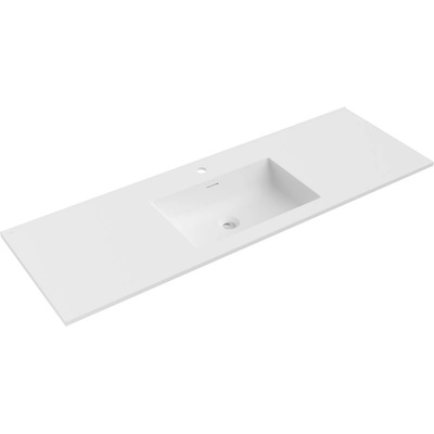 Mexen Otis вградена мивка 141 x 46, 5 см, бял мат - 25181401 (25181401)