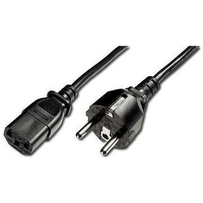 ExtraProdukty napájecí kabel 230 V, šedý, 2m, CEE 7/7 (rovná vidlice) - IEC 320 C13