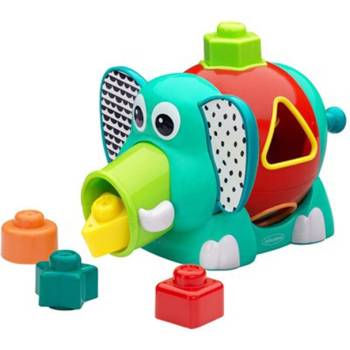 Infantino Бебешка играчка Infantino - Сортер, слонче, многоцветен, 5 форми (IN306912)