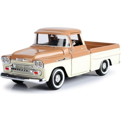 Chevrolet Apache Fleetside Pick Up 1958 béžová/hnědá MOTORMAX 1:24