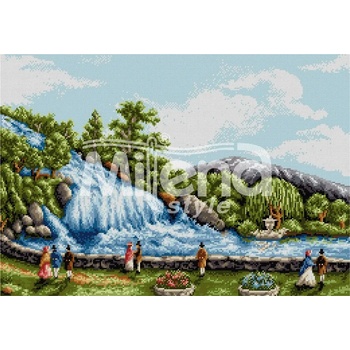 Milena Style Неаполитански пейзаж - гоблен със схема конци Ariadna 1: 1