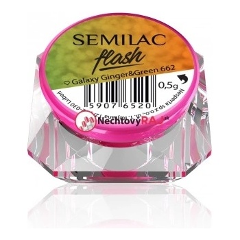 Semilac SemiFlash Galaxy Ginger Green 662 0,5 g