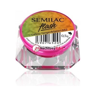 Semilac SemiFlash Galaxy Ginger Green 662 0,5 g