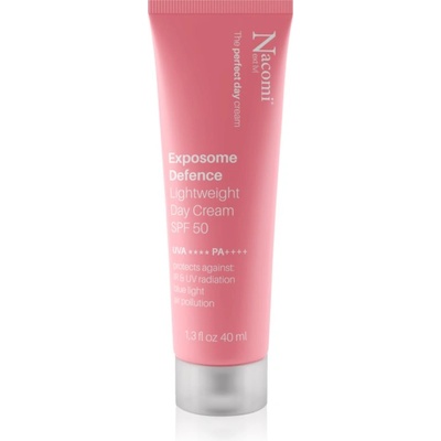 Nacomi Next Level Exposome defence лек дневен крем SPF 50 40ml