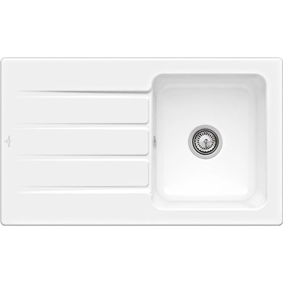 Villeroy & Boch Architectura Keramický dřez 860x510 mm s odtokem, CeramicPlus, alpská bílá