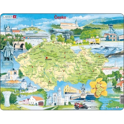 Larsen puzzle památky České republiky 78 dílků