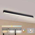 Brilagi - led таванно осветително тяло за баня sleekline led/40w/230v черно ip44 (bg3775)