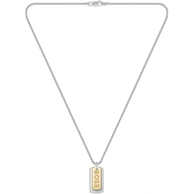 Hugo Boss Pánský bicolor náhrdelník psí známky 1580576