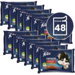 FELIX Капсули FELIX Fantastic, вкусен избор със зеленчуци в желе 48 x 85 г