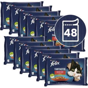 FELIX Капсули FELIX Fantastic, вкусен избор със зеленчуци в желе 48 x 85 г