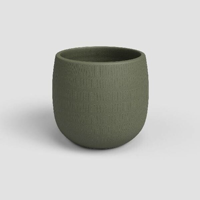 Artevasi Květináč AURA 16cm keramika zelená olive green