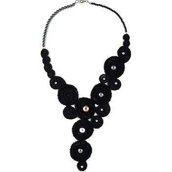 Image 1 of Dannyra Дизайнерска огърлица перли и вълна Dannyra Jewels