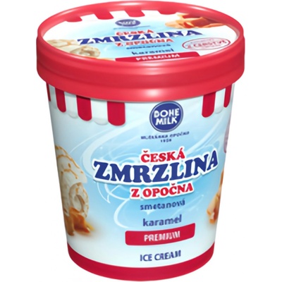 Bohemilk Premium Česká zmrzlina z Opočna Karamel 460ml