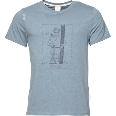 Chillaz Мъжка тениска Chillaz Homo Mons Sportivus T-shirt - Greyblue (016-9823-1013)