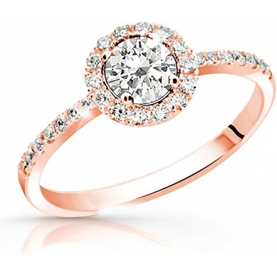 Zodiax Zlatý prsten se zirkony 873