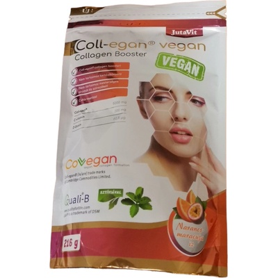JutaVit Coll-egan Vegan Kolagén Booster pomaranč marakuja 216 g