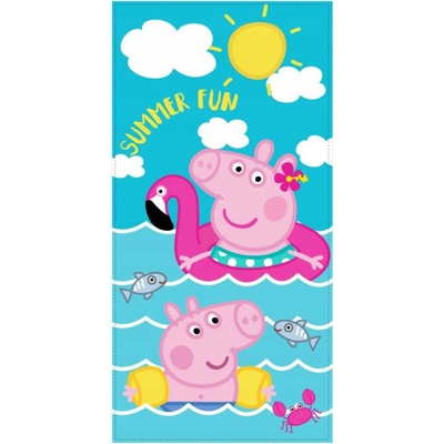 Aptex uterák Peppa Pig 70 x 140 vzorovaná
