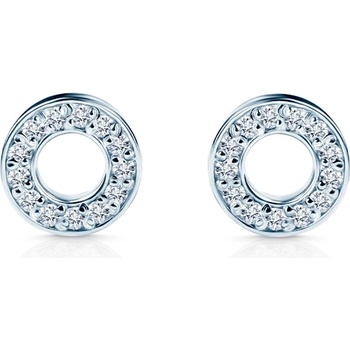 SAVICKI Обеци тип халка savicki: злато, диаманти