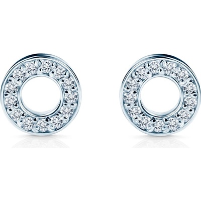 SAVICKI Обеци тип халка savicki: злато, диаманти