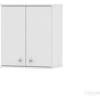 Kondela horná závesná kúpelňová skrinka Galena SI08, 2D, biela