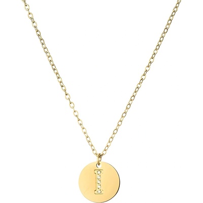 HARAHU Колие Абецеда - i / Златна kp21215 (21215)