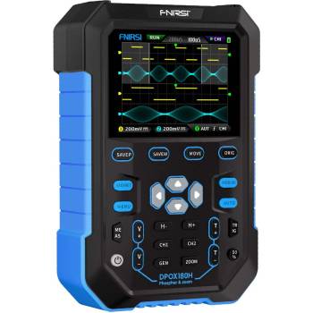 Fnirsi DPOX180H Цифров осцилоскоп и генератор на сигнали 2в1, 2.8" IPS дисплей, двуканален, 180MHz (DPOX180H blue)