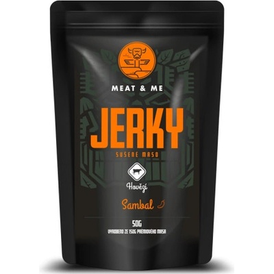 Meat&Me hovězí jerky Sambal 50 g