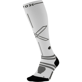 STOX Energy Socks Дамски чорапи за бягане STOX Energy Socks Women's Running Socks - White / Black - размер 36-38 (EU) (207-2122-0312)
