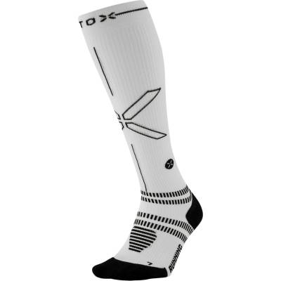 STOX Energy Socks Дамски чорапи за бягане STOX Energy Socks Women's Running Socks - White / Black - размер 36-38 (EU) (207-2122-0312)
