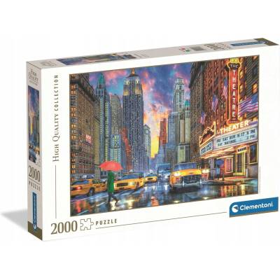 Clementoni Пъзел Clementoni от 2000 части - Дъждовен Манхатън (32086)