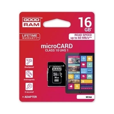 Goodram microSDHC 16 GB UHS-I U1 M1AA-0160R12