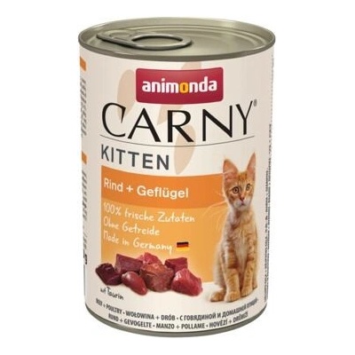 Animonda Carny Kitten hovězí a drůběží 400 g