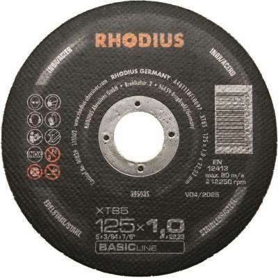 Rhodius rezný kotúč 125 x 1,0 x 22,23 mm 395035