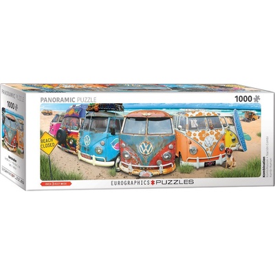 Eurographics Farebné autobusy 1000 dielov