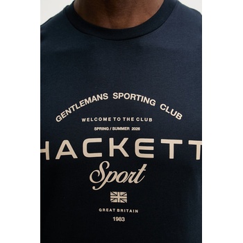 Hackett London Памучна тениска Hackett London (HM5000098)