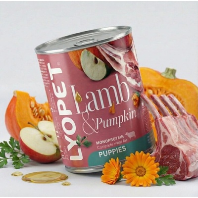 Lyopet Puppy Lamb & Pumpkin 400 g