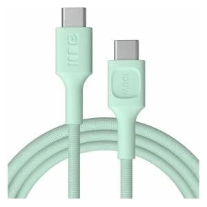 GREENCELL USB-C Cable 2m 100W Greencell PowerStream Fast Charging PD Mint Green