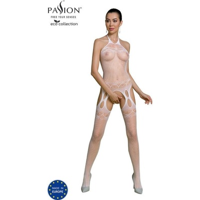 Passion - Eco Collection Bodystocking Eco Bs006 White