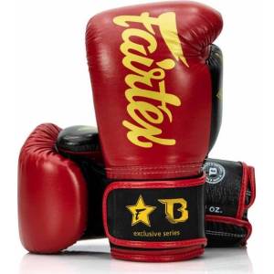 FAIRTEX Боксови Ръкавици Fairtex Red/Black/Gold - 12 oz