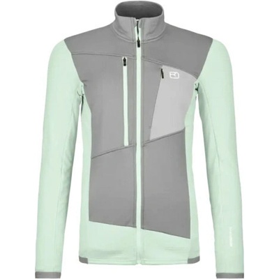 Ortovox Fleece Grid Jacket svetlo zelená