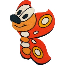 DoDo magnetka Motýľ červený