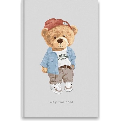 Shkolyaryk Záznamní kniha Teddy Bear A6, čtverečkovaná, 80 listů – Hledejceny.cz