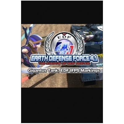 EARTH DEFENSE FORCE 4.1: Gigantus Tank, EDF IFPS Markings