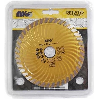 Magg Diamantový kotouč 125 x 22,2 mm DKTW125